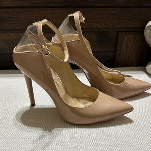 Jessica Simpson Nude Stiletto Heels